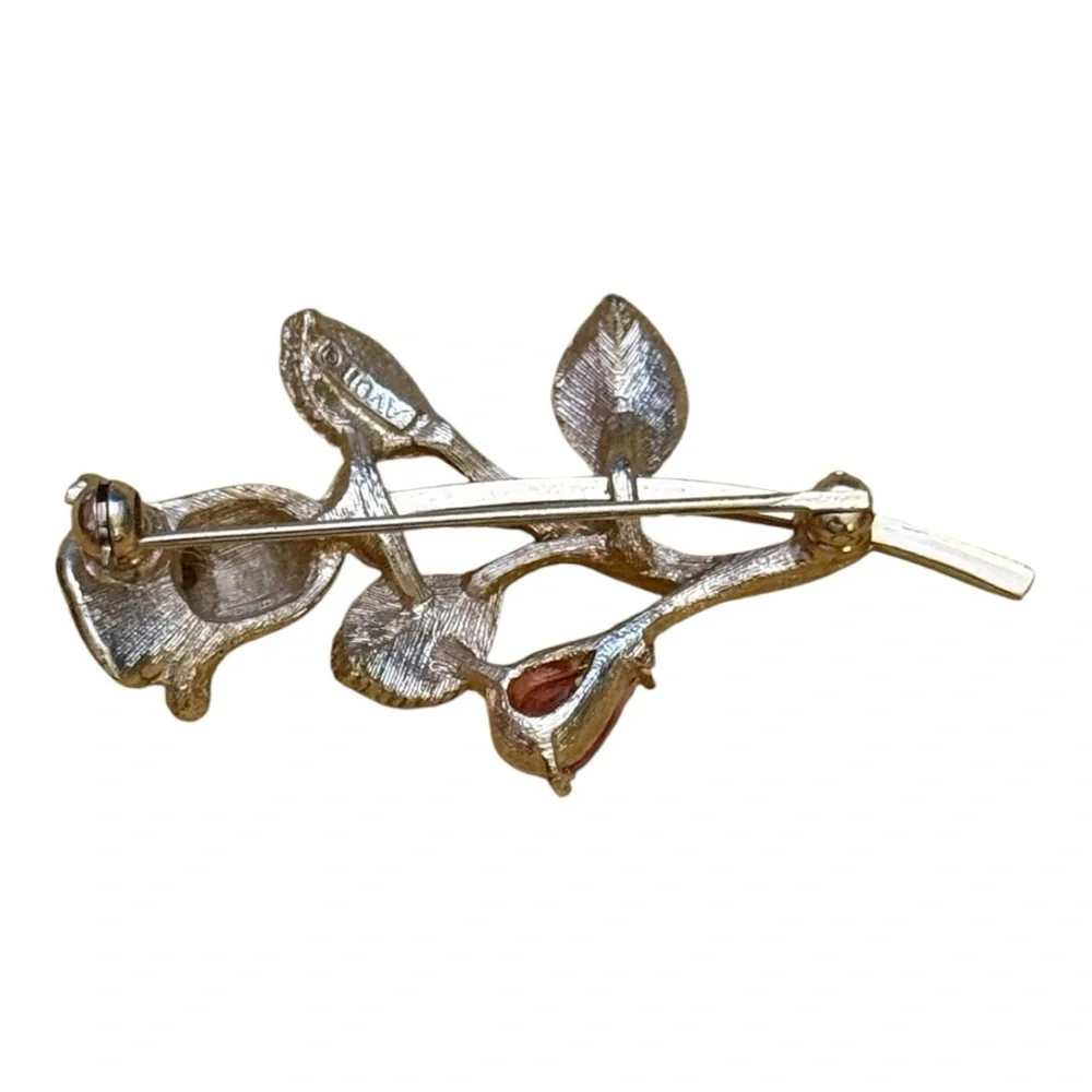 Vintage Rose Broach Pin‎